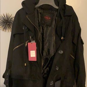 NWT Yoki black coat, Size XL